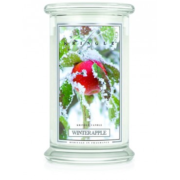 Große Winter Apple Kringle Kerze