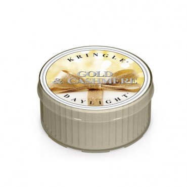 Daylight Gold & Cashmere Kringle Kerze