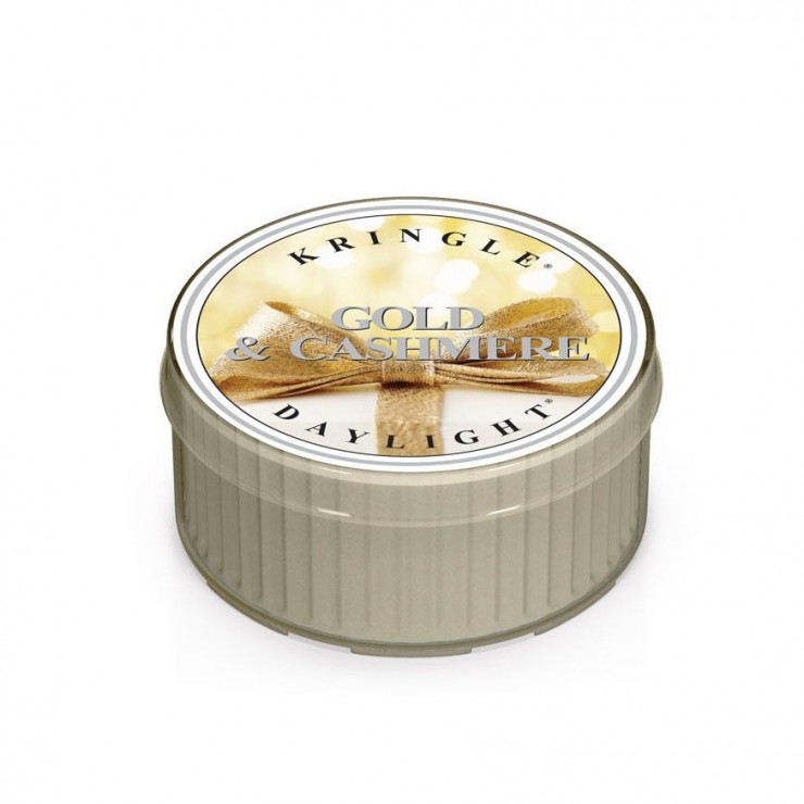 Daylight Gold & Cashmere Kringle Kerze