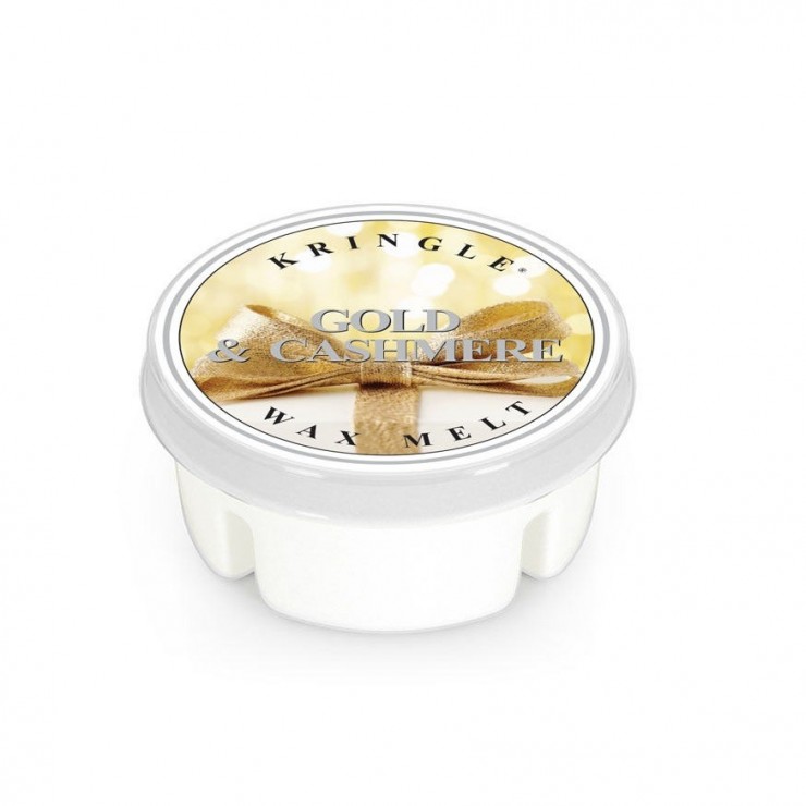 Kringle Kerze Gold & Kaschmir Wachs