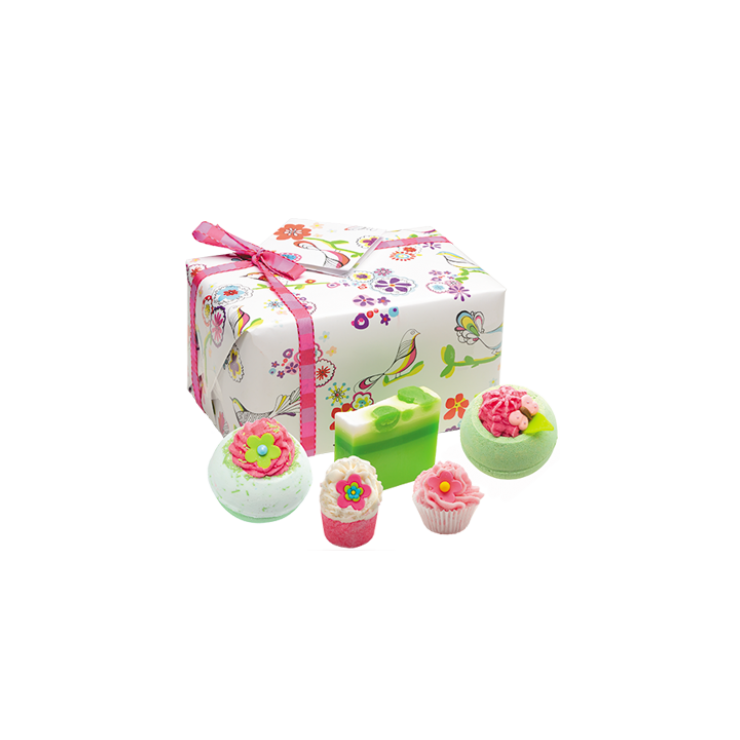 Geschenkset in dekorativer Schachtel THREE LITTLE BIRDS