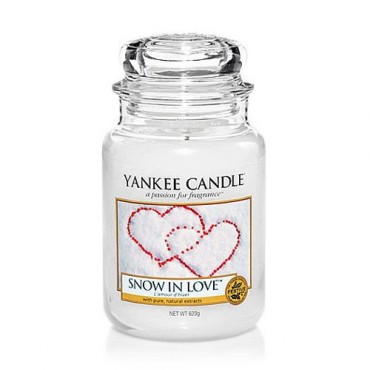 Snow in Love große Yankee Kerze