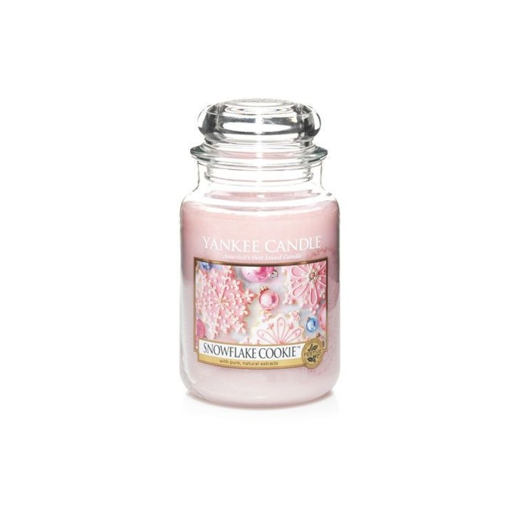 Große Snowflake Cookie Kerze von Yankee Candle