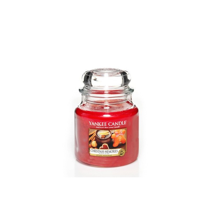 Yankee Candle Weihnachtserinnerungen mittelgroße Kerze
