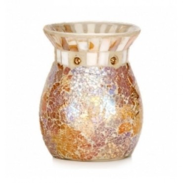 Gold & Perlmutt Mosaik Kamin
