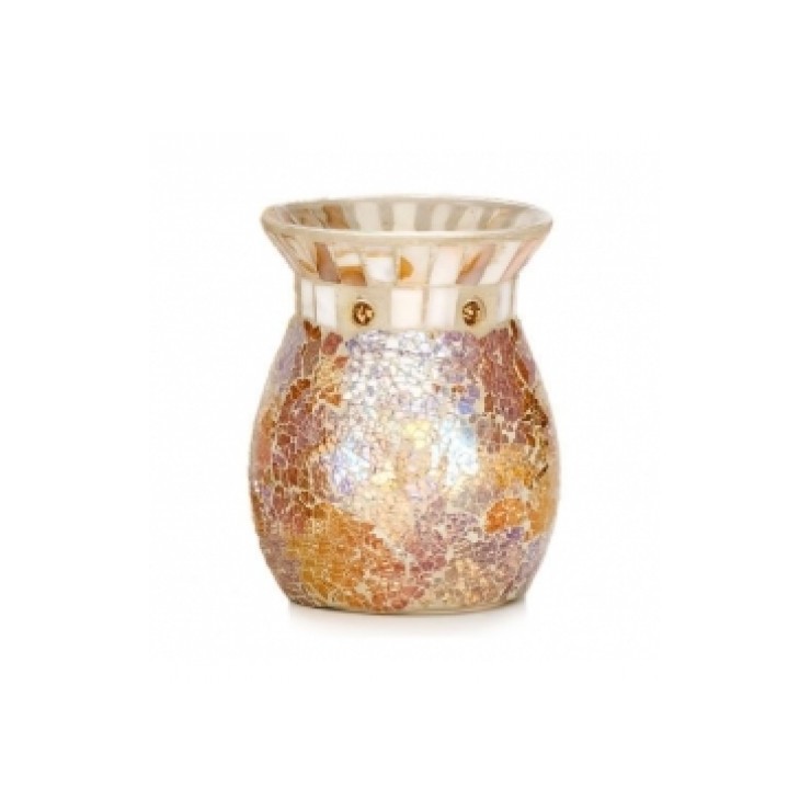 Gold & Perlmutt Mosaik Kamin