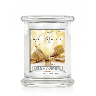 Gold & Cashmere Medium Kringle Kerze