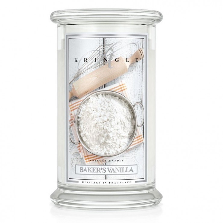 Große Bakers Vanilla Kringle Kerze