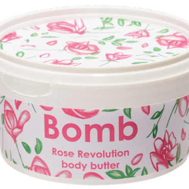 Körperbutter mit 30% Shea ROSE REVOLUTION - Bomb Cosmetics