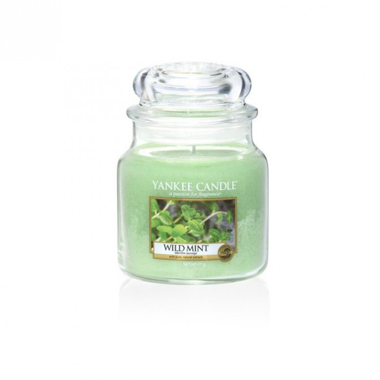 Medium Wild Mint Yankee Kerze