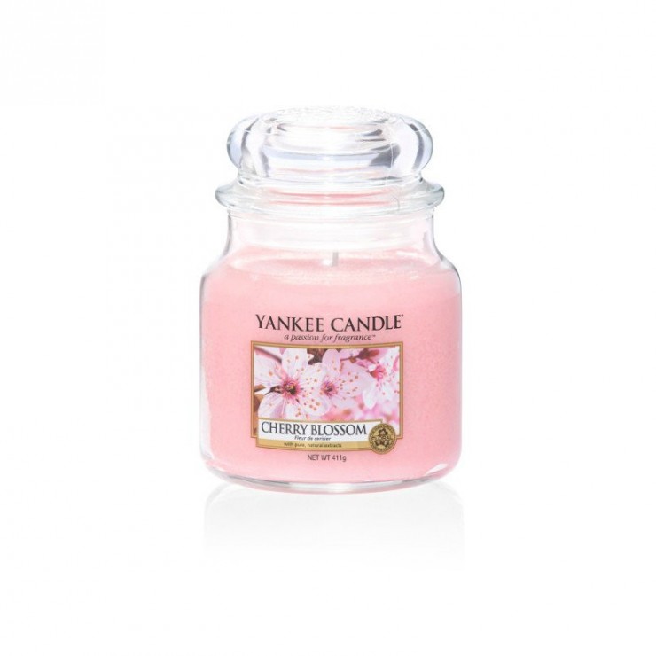 Cherry Blossom mittelgroße Kerze Yankee Candle Cherry Blossom mittelgroße Kerze Yankee Candle