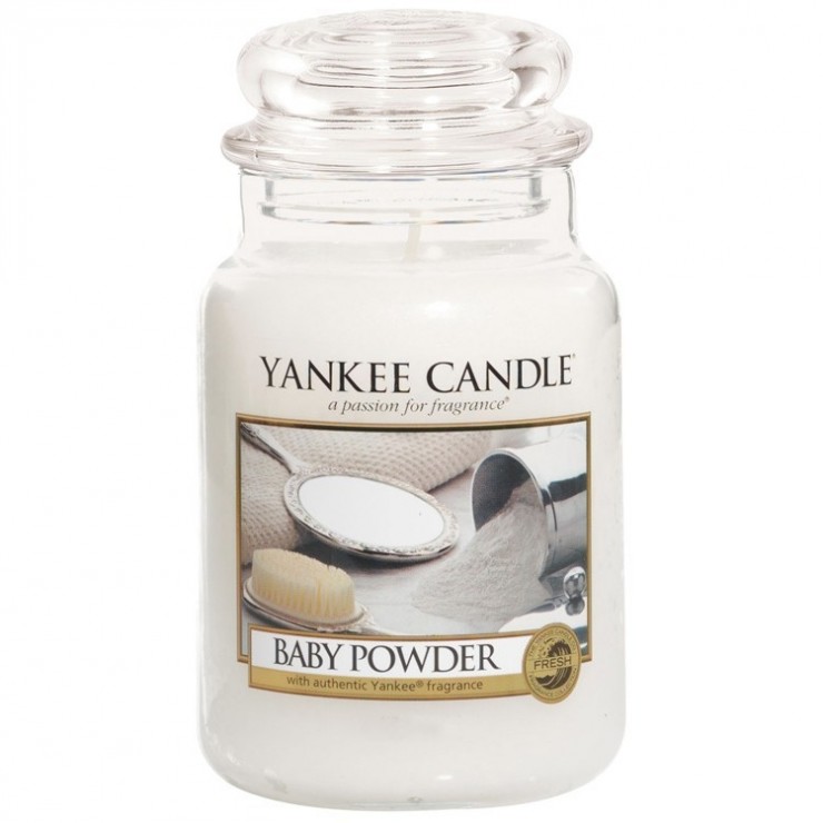 Große Baby-Puder Yankee Kerze