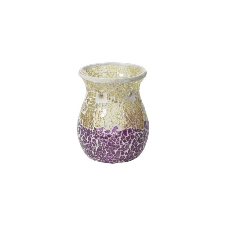 Kamin Violett & Gold Crackle