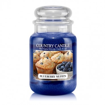 Große Blaubeer-Muffin Land Kerze
