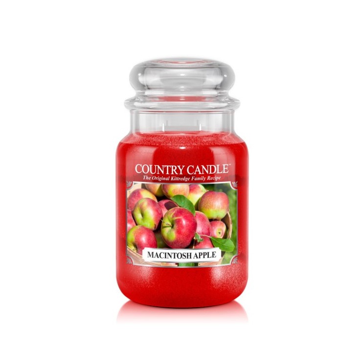 Große Macintosh Apfel Land Kerze