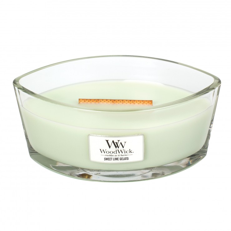 Hearthwick Sweet Lime Gelato WoodWick Kerze