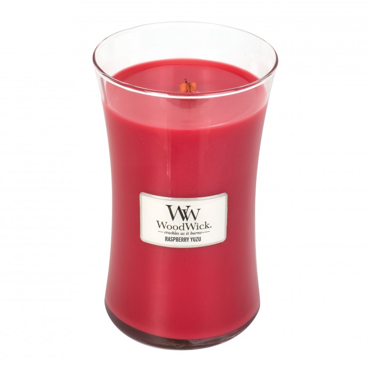 WoodWick Himbeere Yuzu Große Kerze
