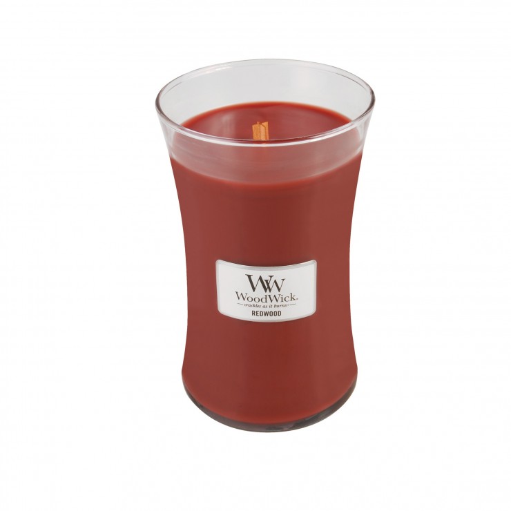Große Redwood WoodWick Kerze