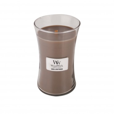 Große Sand & Treibholz WoodWick Kerze