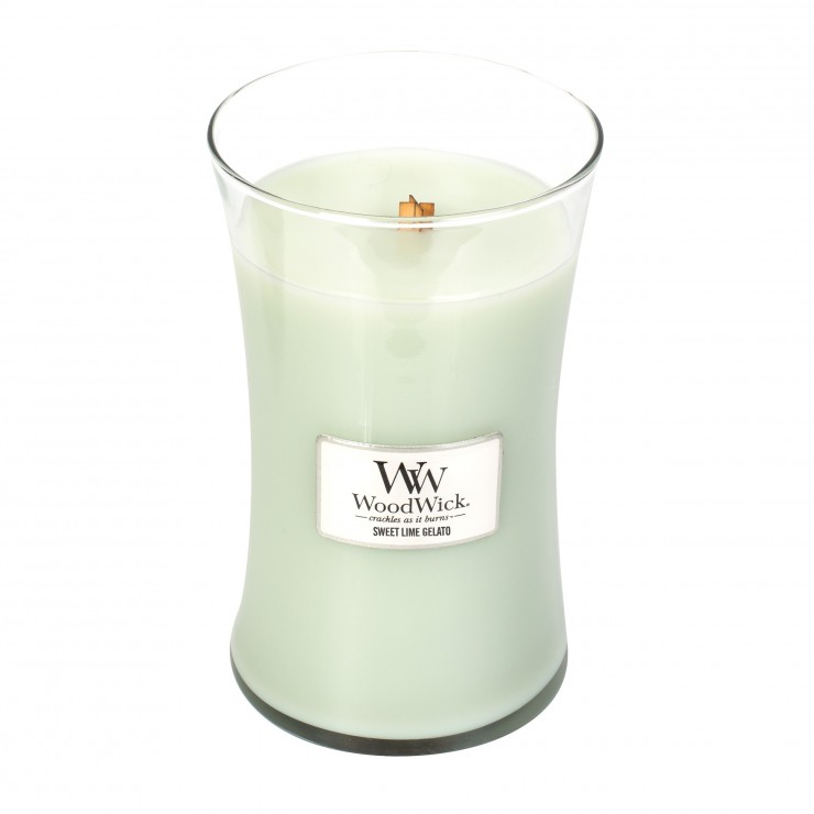 WoodWick Sweet Lime Gelato Große Kerze