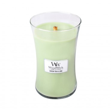 Große Kerze - Grüner Tee & Limette