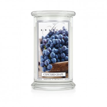 Große Concord Grape Kringle Kerze
