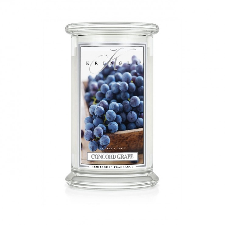 Große Concord Grape Kringle Kerze