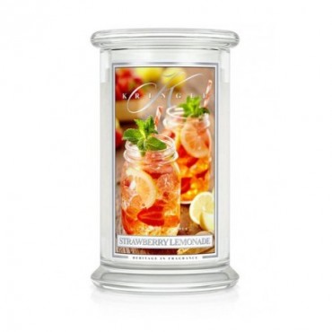 Große Strawberry Lemonade Kringle Kerze