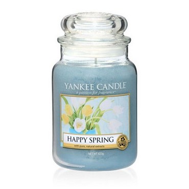 Große Happy Spring Yankee Kerze