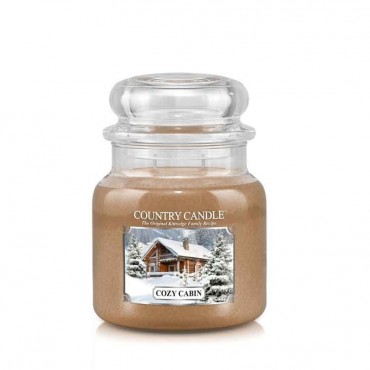 Medium Cozy Cabin Country Kerze