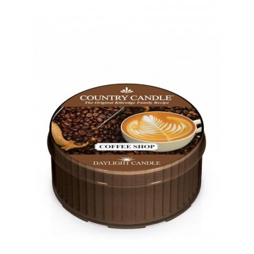 Tageslichtkerze Coffee Shop Country Kerze