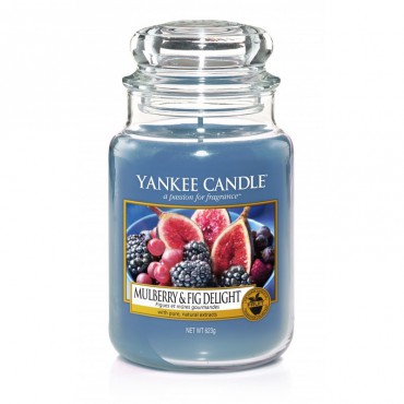 Mulberry & Fig Delight große Kerze von Yankee Candle
