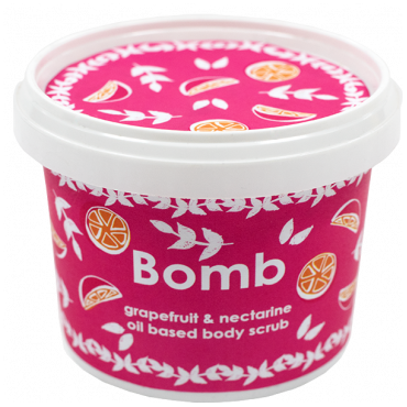 Natürliches Duschpeeling GREYFRUIT & NECTARIN Bomb Cosmetics
