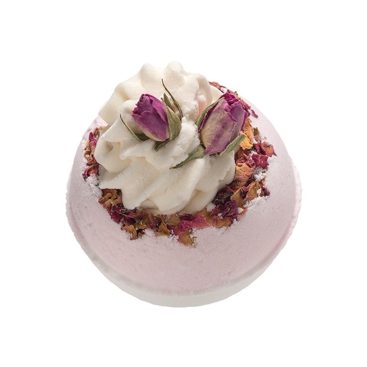 WILD ROSE sprudelnde Badekugel Bomb Cosmetics