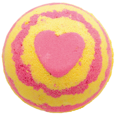 Bomb Cosmetics' sprudelnde Badekugel BUDYŃ Z RABARBAREM (Schlammbad mit Rhabarber)