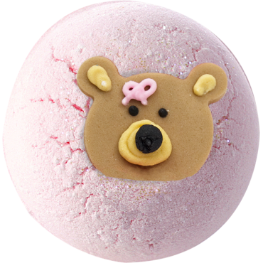 Bomb Cosmetics rosa Teddybär fizzy Badekugel