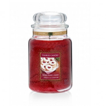 Große Merry Berry Linzer Kerze von Yankee Candle