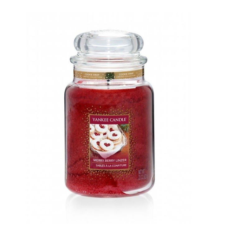 Große Merry Berry Linzer Kerze von Yankee Candle