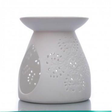 Wachs Kamin Openwork mit Blumen