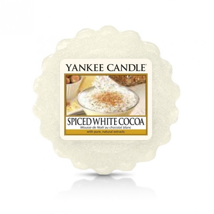 Yankee Candle Gewürztes Weißes Kakao Wachs