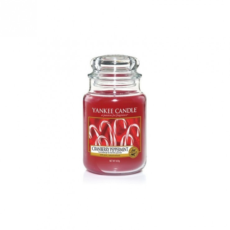 Große Cranberry Pfefferminz Yankee Kerze