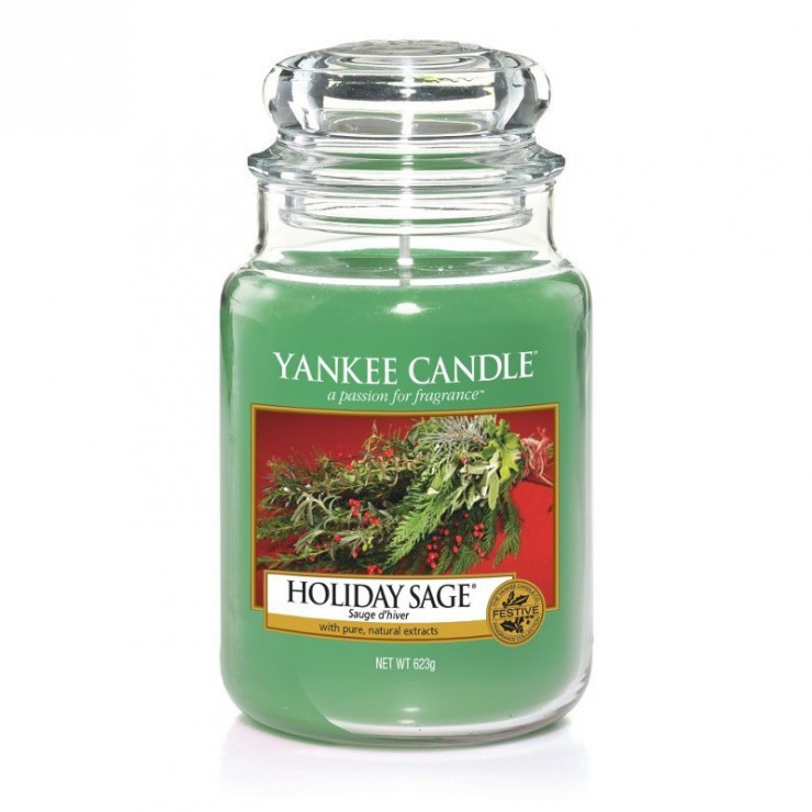 Große Holiday Sage Kerze von Yankee Candle