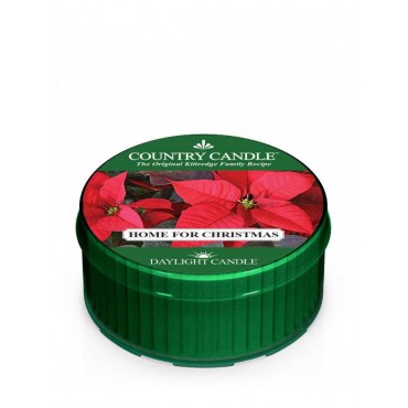 Tageslichtkerze Home for Christmas Country Kerze