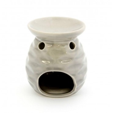 Wachskamin Grauer Stein
