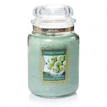 Große knusprige Pistazie Vanille Kerze von Yankee Candle