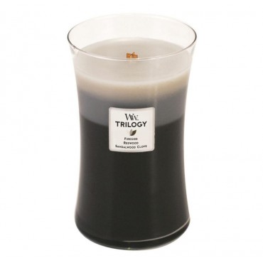 Große Trilogie Warm Woods WoodWick Kerze