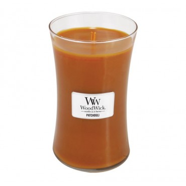 Große Patchouli WoodWick Kerze