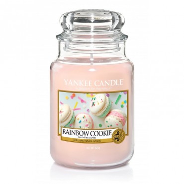 Große Regenbogen-Keks-Kerze von Yankee Candle