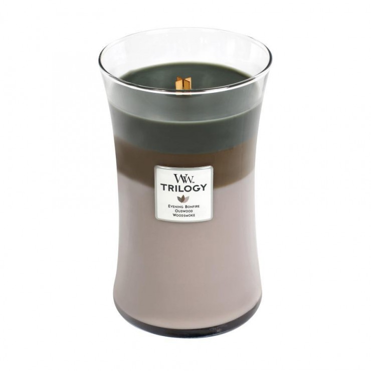 Große Trilogie Gemütliche Hütte WoodWick Kerze Große Trilogie Gemütliche Hütte WoodWick Kerze