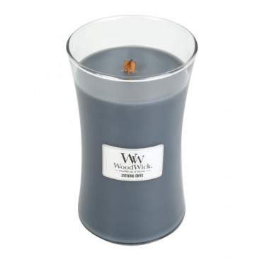 Große Abend Onyx WoodWick Kerze